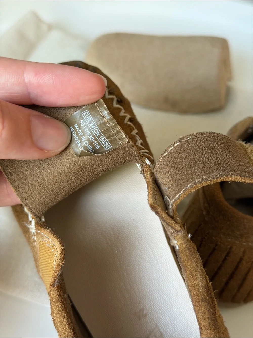 Zara Kids Fringed leather boots (
